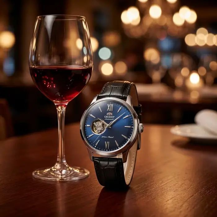 Montre mécanique automatique Orient Open Heart pour homme