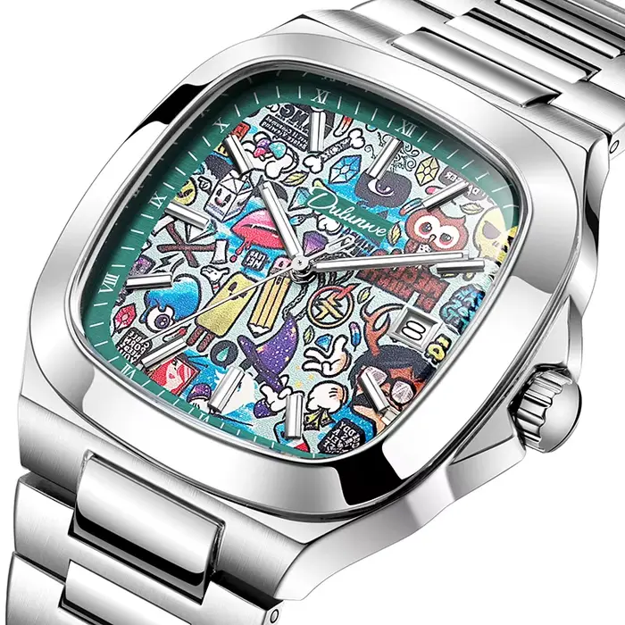 Nouveau Style Hip hop hommes montres de luxe automatique