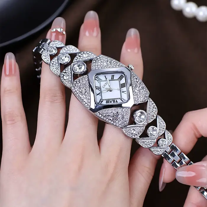 Montre pour femmes GEDI luxe léger diamants incrustés bracelet haut de gamme étanche rétro mode montre à quartz cadeau pour femmes occasions spéciales
