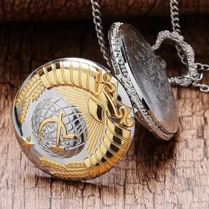 Montre de poche à Quartz de Style communiste