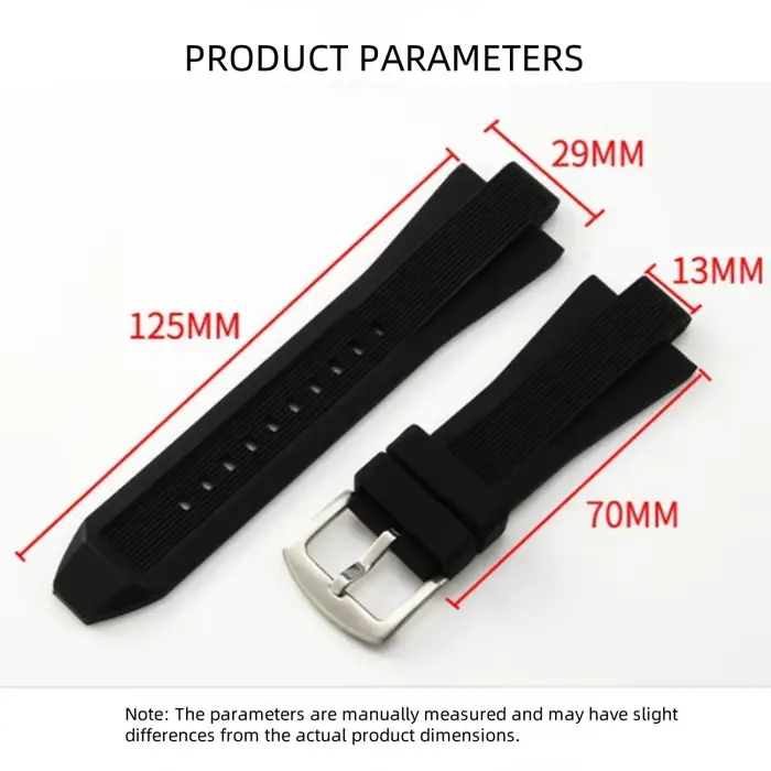 Bracelet de montre en caoutchouc de Silicone