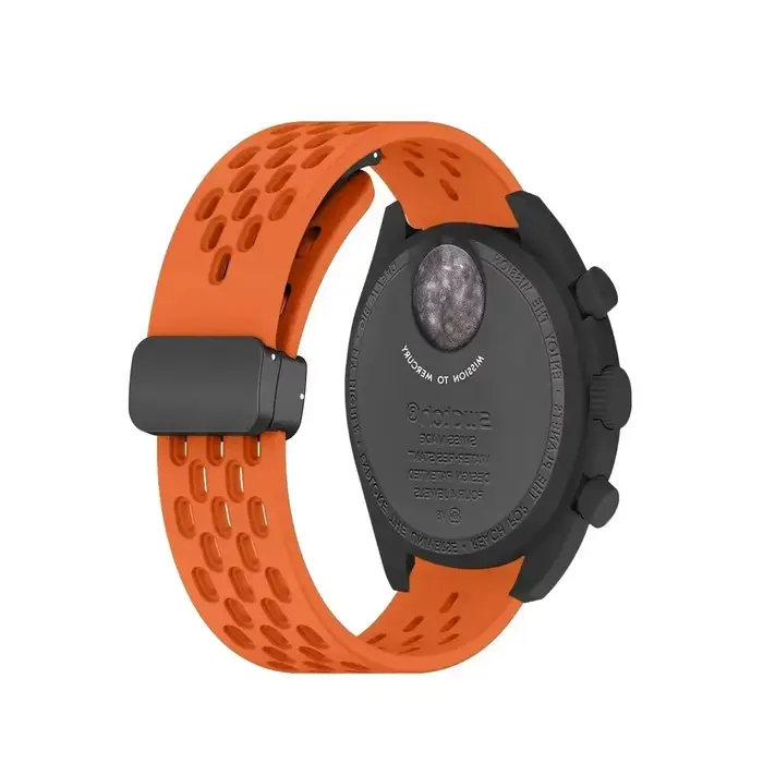 Pour Omega X Swatch Joint lune Swatch Bracelet pour Omega X Swatch Sport Silicone Sport montre Brace