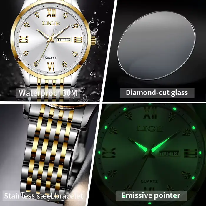 LIGE – montre étanche pour femmes