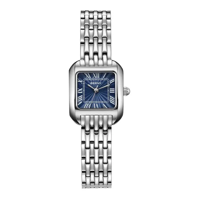 BERNY marque de luxe femme montre nouveau de haute qualité S/S carré dames montres à Quartz mode élégante montre-bracelet d'affaires