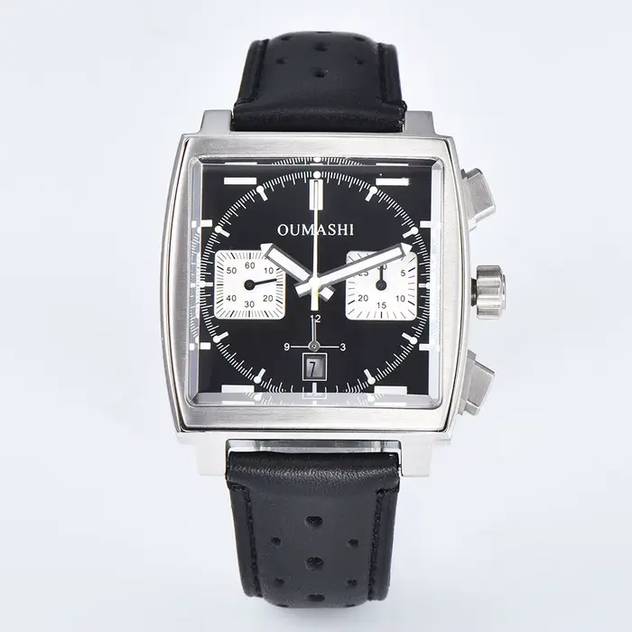 Montre de luxe pour homme ETA7750, boîtier en acier inoxydable, chronographe, montre de sport, montr