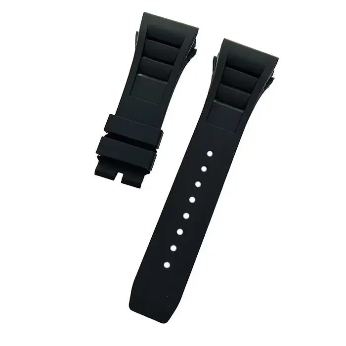 Bracelet de montre en caoutchouc naturel, souple et coloré, 25mm x 20mm, étanche, pour montre Richar