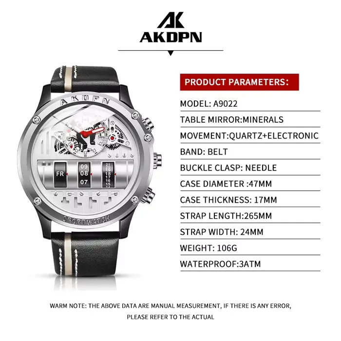 AKDPN montres pour hommes électronique