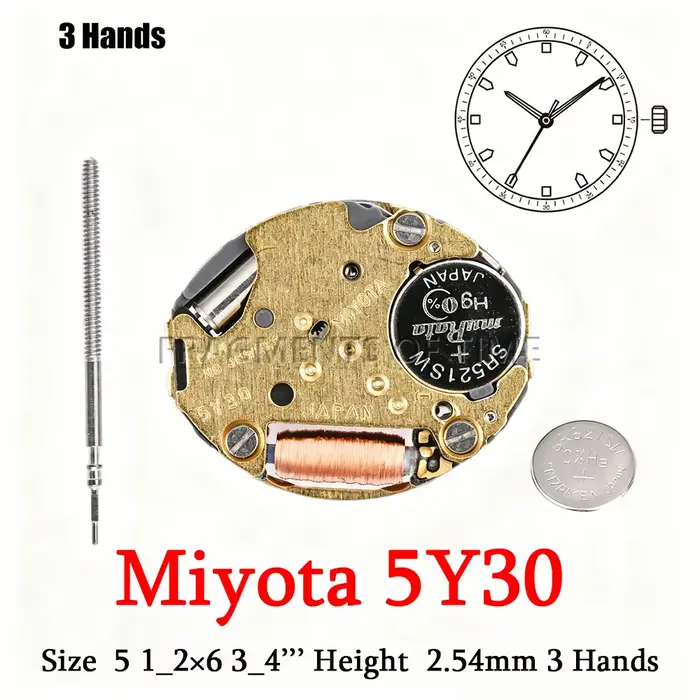 Mouvement à quartz Miyota 5Y30