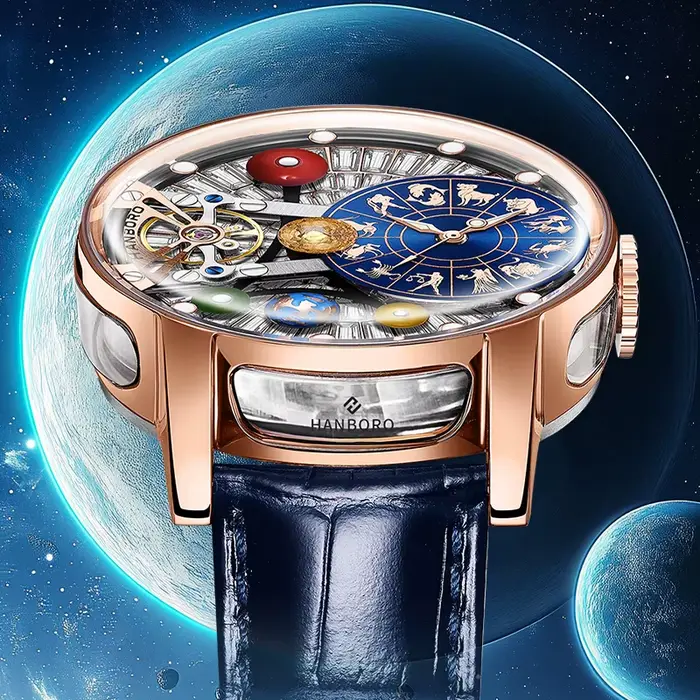 Montre automatique pour homme HANBORO