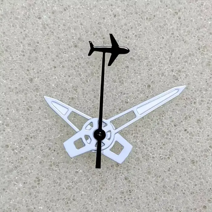 Aiguilles de Montre Vertes pour Avion