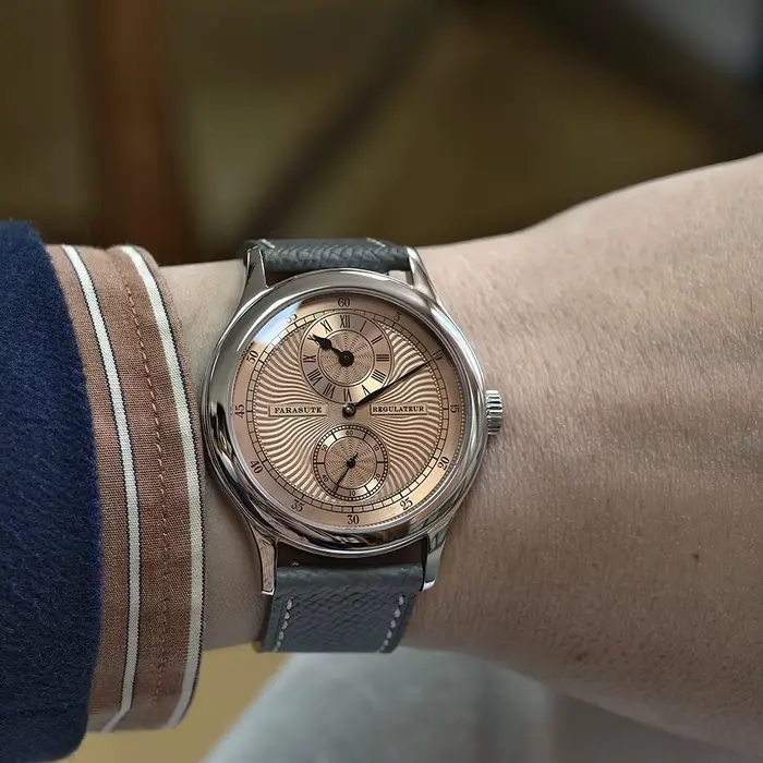 Montre Farasute Manuelle Mécanique Mouvement Ventilation Hommes Luxe Ovale Bracelet Cuir Occasions Spéciales