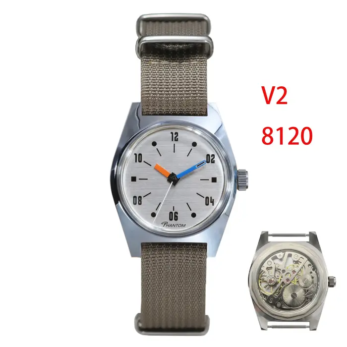 Montre mécanique à remontage manuel pour hommes