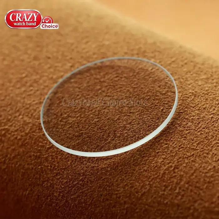 Verre de montre plat de remplacement