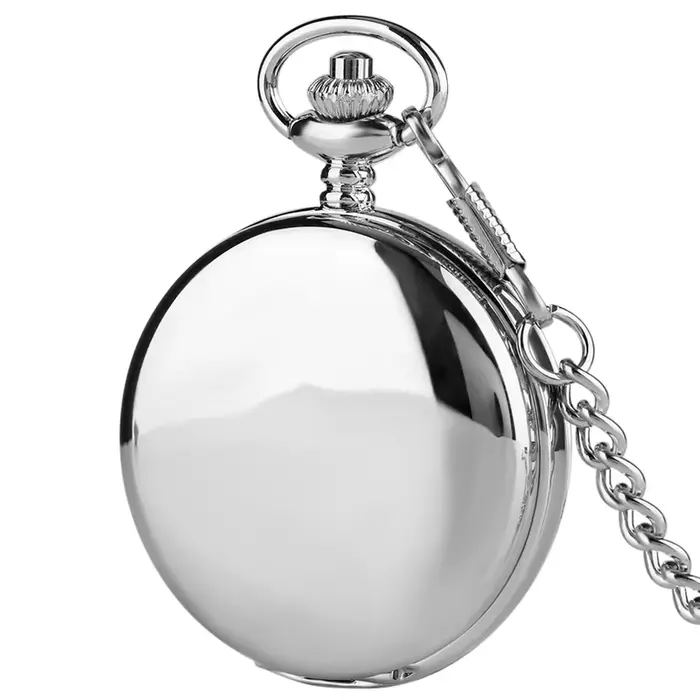 Montre de Poche Mécanique Double Hunter pour Femme et Homme