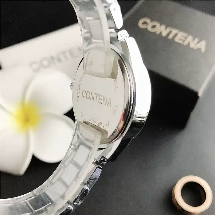 Montre JBAILI pour Femme en Acier Inoxydable avec Strass Tendance Style Fashion et Casual Occasions Spéciales