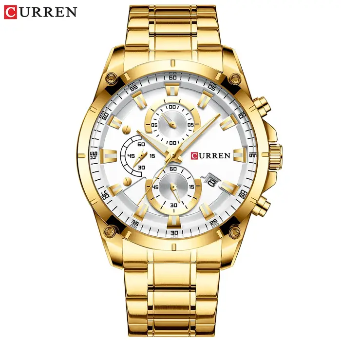 CURREN hommes montres haut tendance marque de luxe affaires automatique Date montre