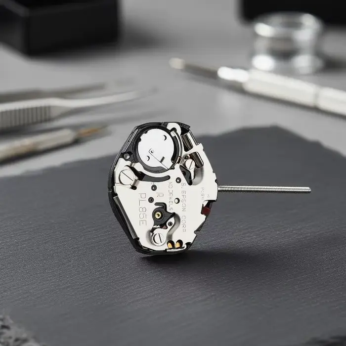 Mouvement de montre à quartz AL35 avec poignée de réglage, mouvement à quartz à trois aiguilles sans