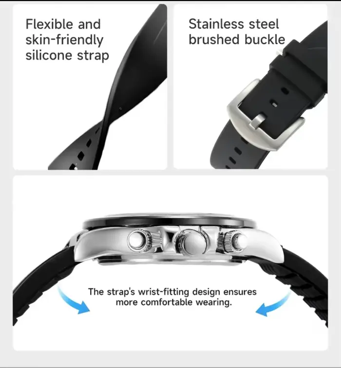 Montre à quartz pour homme MOBWOL de luxe