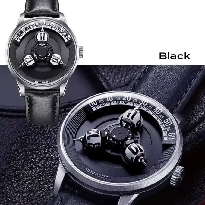 Montre mécanique de luxe pour homme Vortichron 41 mm