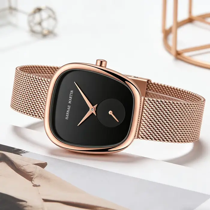 Montre pour femme en or rose