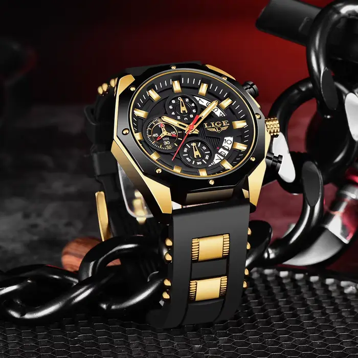 Montre homme LIGE, marque originale
