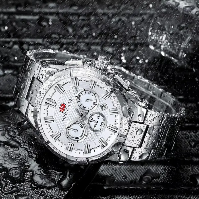 Montres Militaires Daniel Gorman Homme Quartz Résistante à l'Eau Chronomètre Bracelet Acier Occasions Spéciales