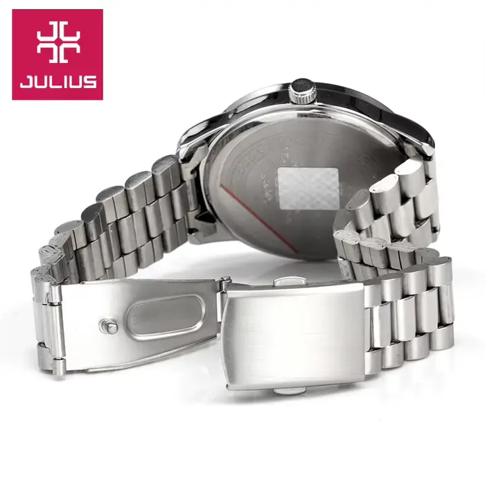 Montre à Quartz en Acier Inoxydable pour Homme et Femme