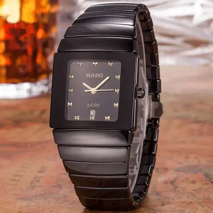 Montres originales de style classique Top Rado pour hommes et femmes, cadran en céramique de 39MM, m
