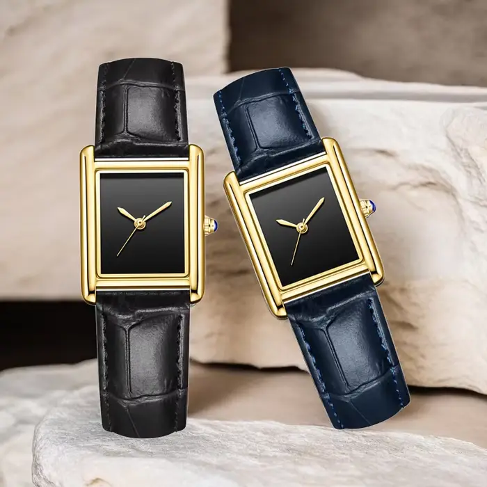 Réservoir carré marque de luxe montres pour femme mode décontracté dames