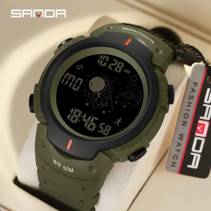 SANDA 2026 Nouvelle Montre Digitale Sportive pour Garçon
