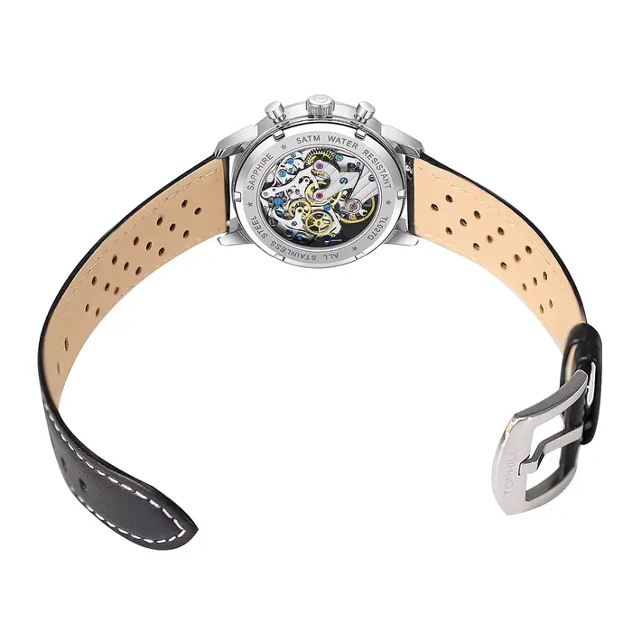 TOPHILL montres pour hommes 1963 chronographe montre-bracelet mécanique mouette ST1901 mouvement pilote montre