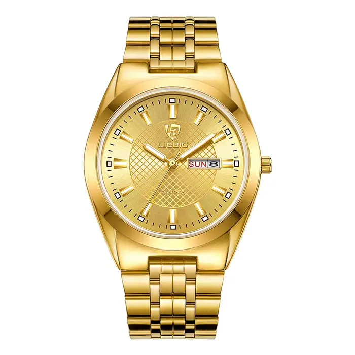 Nouvelle montre pour femme Quartz haut marque de mode en acier inoxydable or heure Date étanche mont