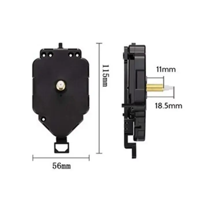 Pendule horloge mouvement moteur cintre
