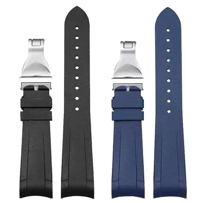 Pour bracelet de montre en caoutchouc Tudor Black Bay 22 mm - Panda