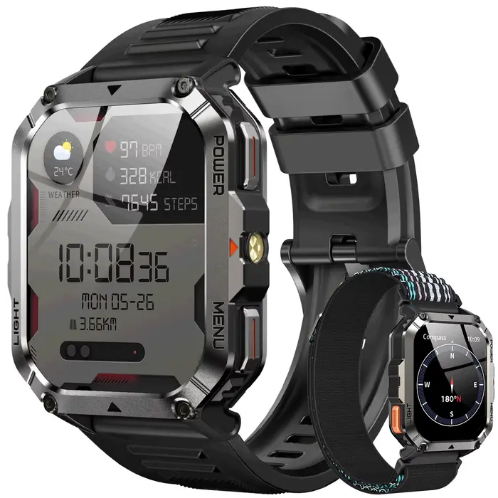 Blackview 2025 nouvelle montre intelligente extérieure 900mAh W70 Pro 2.01 ''TFT HD écran étanche ho