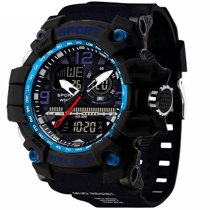 Montre de sport universelle à double affichage 2100