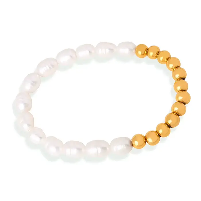 Bracelets en perles d'eau douce pour femmes