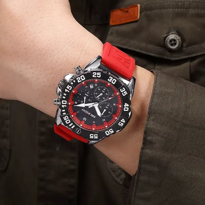Montre-bracelet de sport étanche pour homme