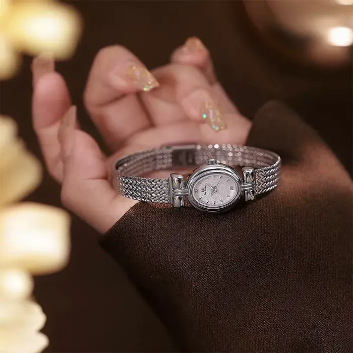 Montre BS Bee Sister en alliage avec mouvement quartz pour femmes, résistante à l'eau, design élégant, idéale pour toutes les occasions, cadeau spécial