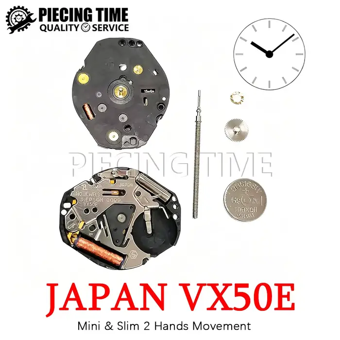 Mouvement à quartz japonais VX50 VX50E