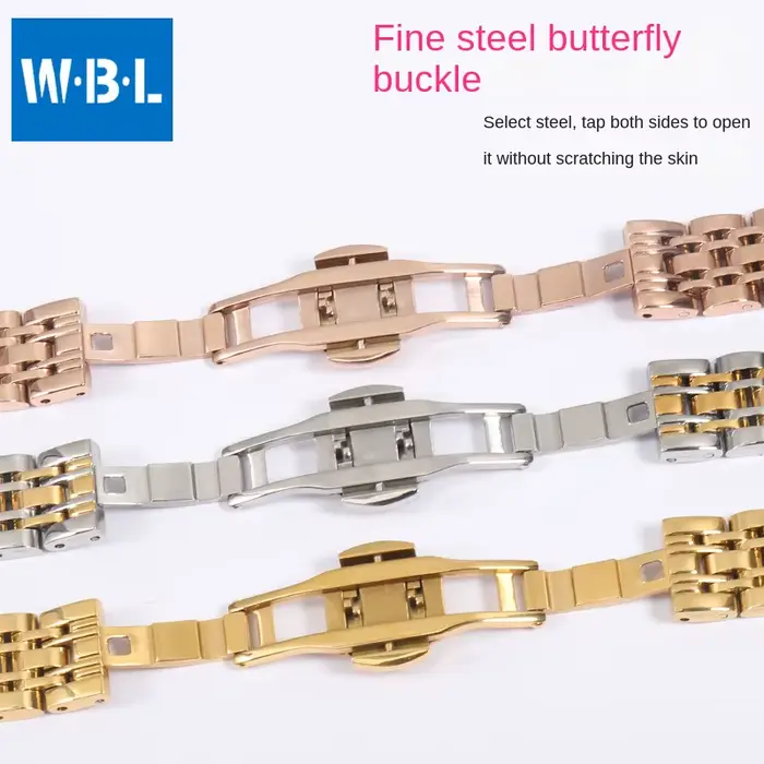 Bracelet de montre en acier inoxydable pour femme