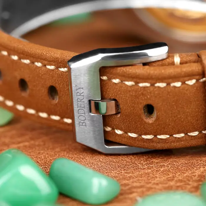 Montre BODERRY en titane avec mouvement automatique pour homme résistante à l'eau et lumineuse pour différentes occasions élégantes et sportives