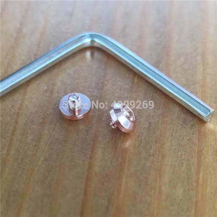 Vis de fixation de verre de montre pour homme