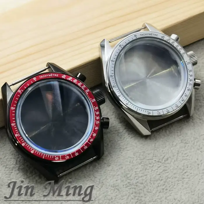 Montre chronographe VK63 39.7mm avec boîtier en acier inoxydable design moderne et résistance à l'eau 10ATM pour hommes et femmes occasions spéciales