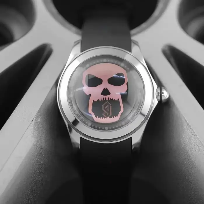 Montre mécanique automatique pour homme Skull Bubble