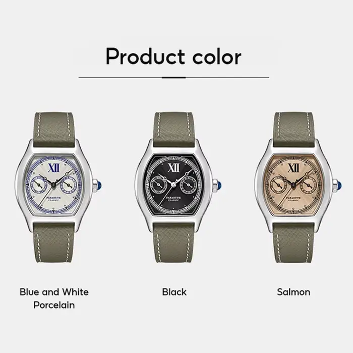 FARASUTE 2024 nouvelle montre à Quartz pour hommes 36mm mouvement VH64 en acier inoxydable sport mode verre saphir
