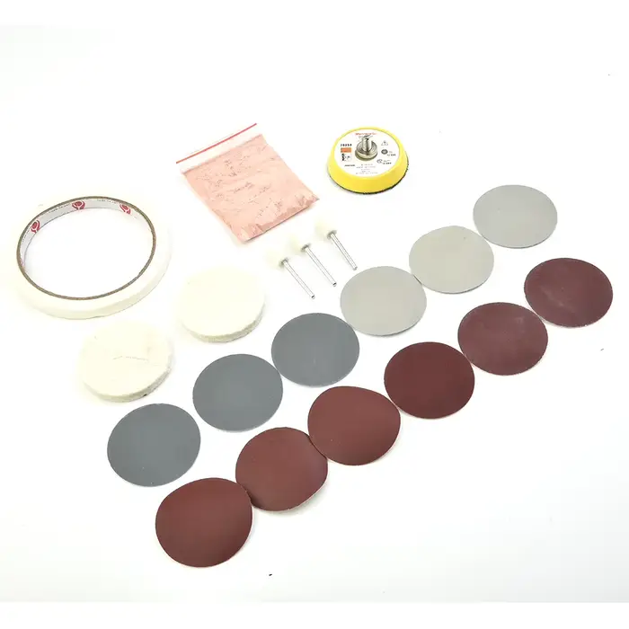 Kit de Polissage Verre Montre avec Support et Tampon pour Nettoyage et Élimination Rayures Occasions Spéciales