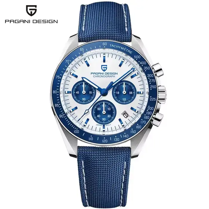 PAGANI DESIGN – montre à Quartz pour hommes, Collection de luxe, vintage, en acier inoxydable, saphi