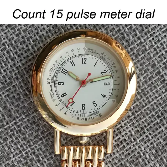 Montre d'infirmière personnalisée avec votre nom et Logo