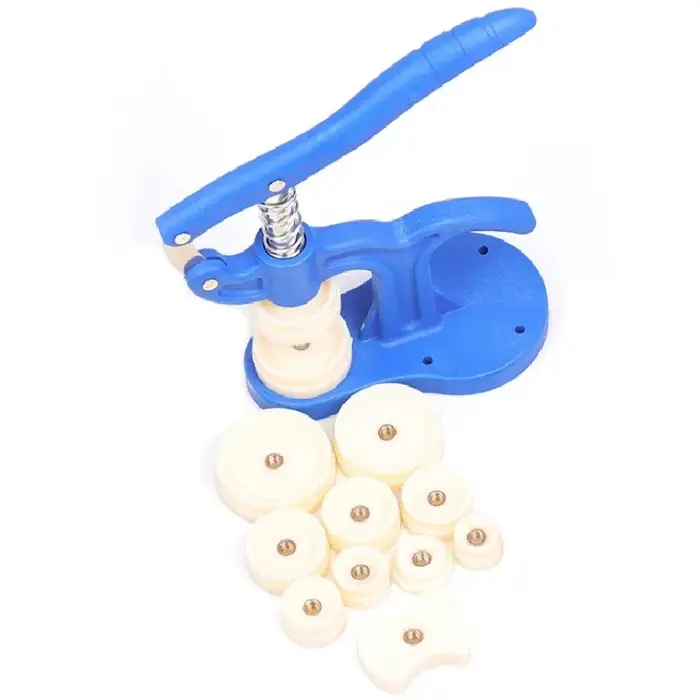 Outil de presse de réparation de pression, plus proche du dos de la montre, boîtier d'outils d'horloger, outils manuels en verre de cristal avec 12 matrices en plastique, accessoire
